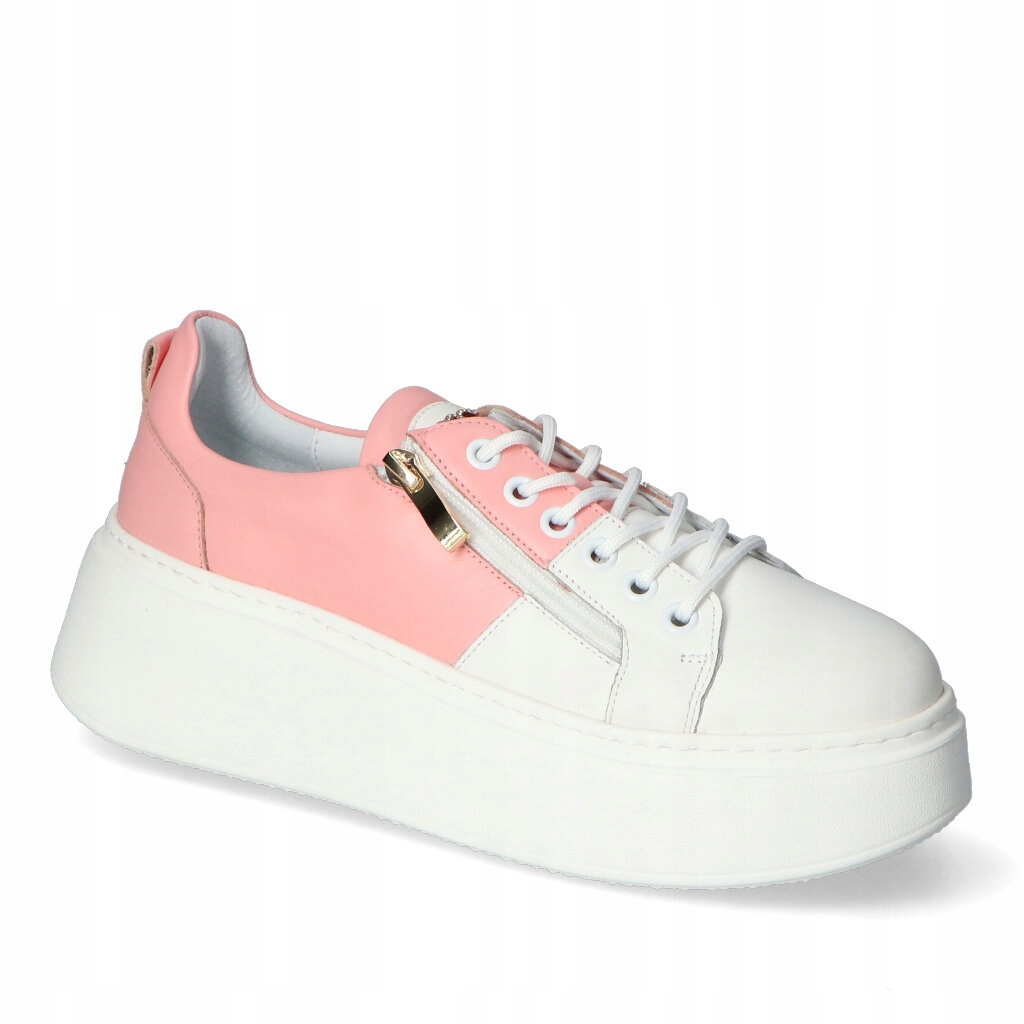 Tenisky Damiss 711 Bílé/Růžové lico 37