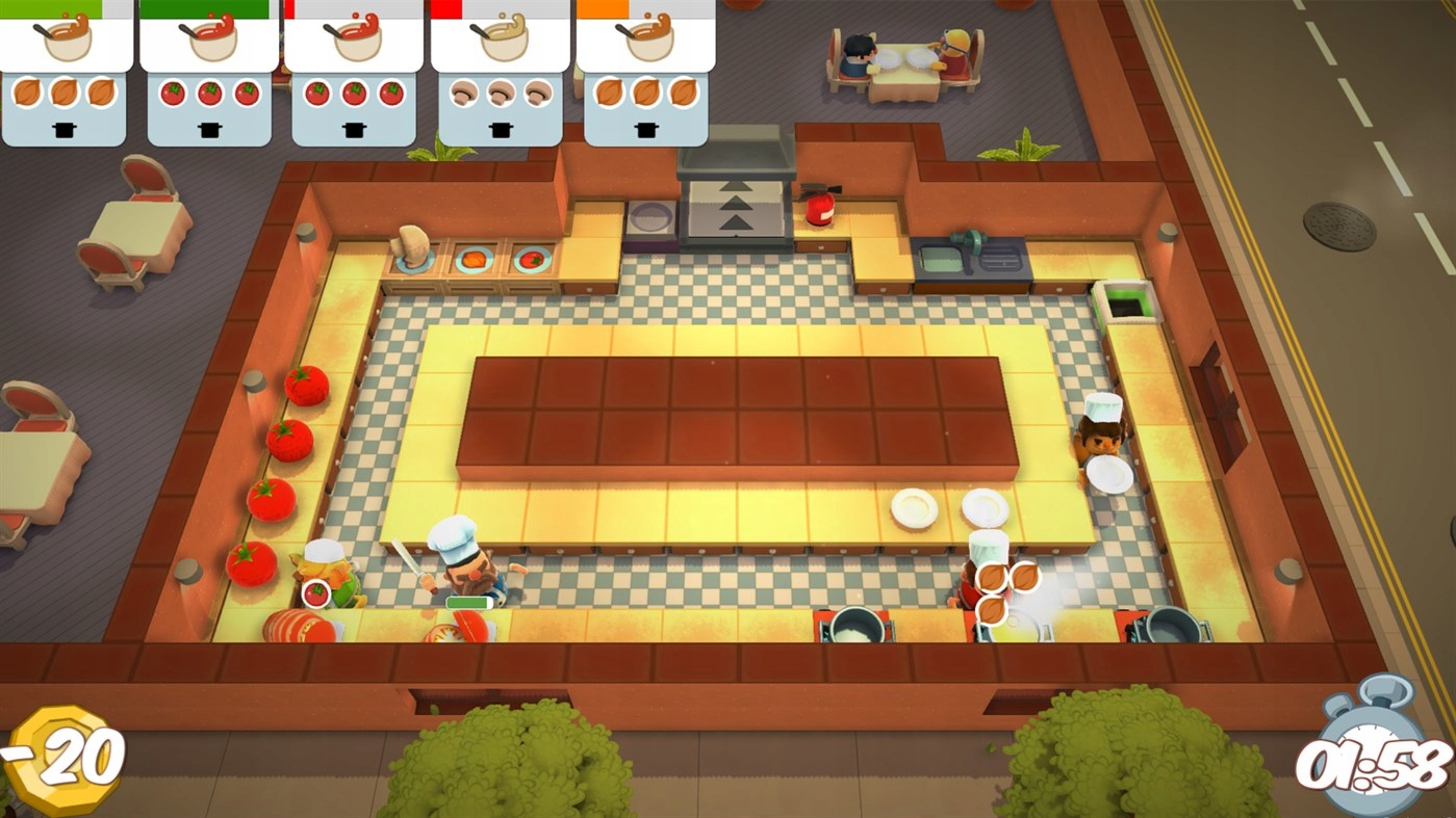 OVERCOOKED XBOX ONE/SERIES X|S KLUCZ Tematyka gry akcji