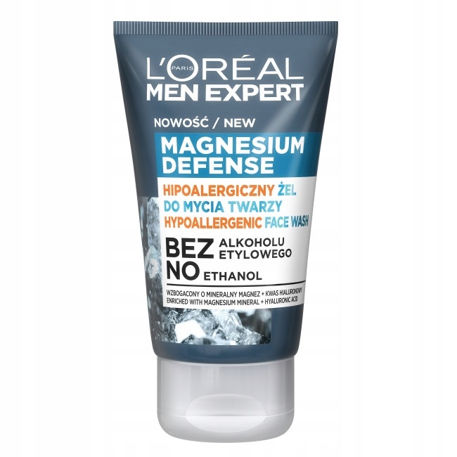 L'OREAL Men Expert Magnesium żel do twarzy 100ml