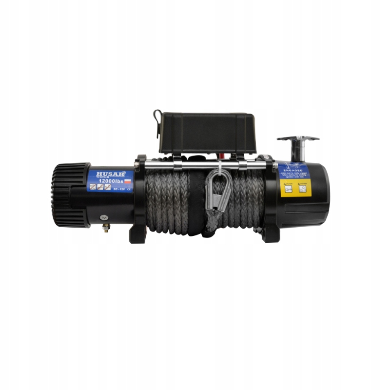 Wyciągarka elektryczna Husar Winch BST12000LBS 12V lina syntetyczna Stan opakowania oryginalne