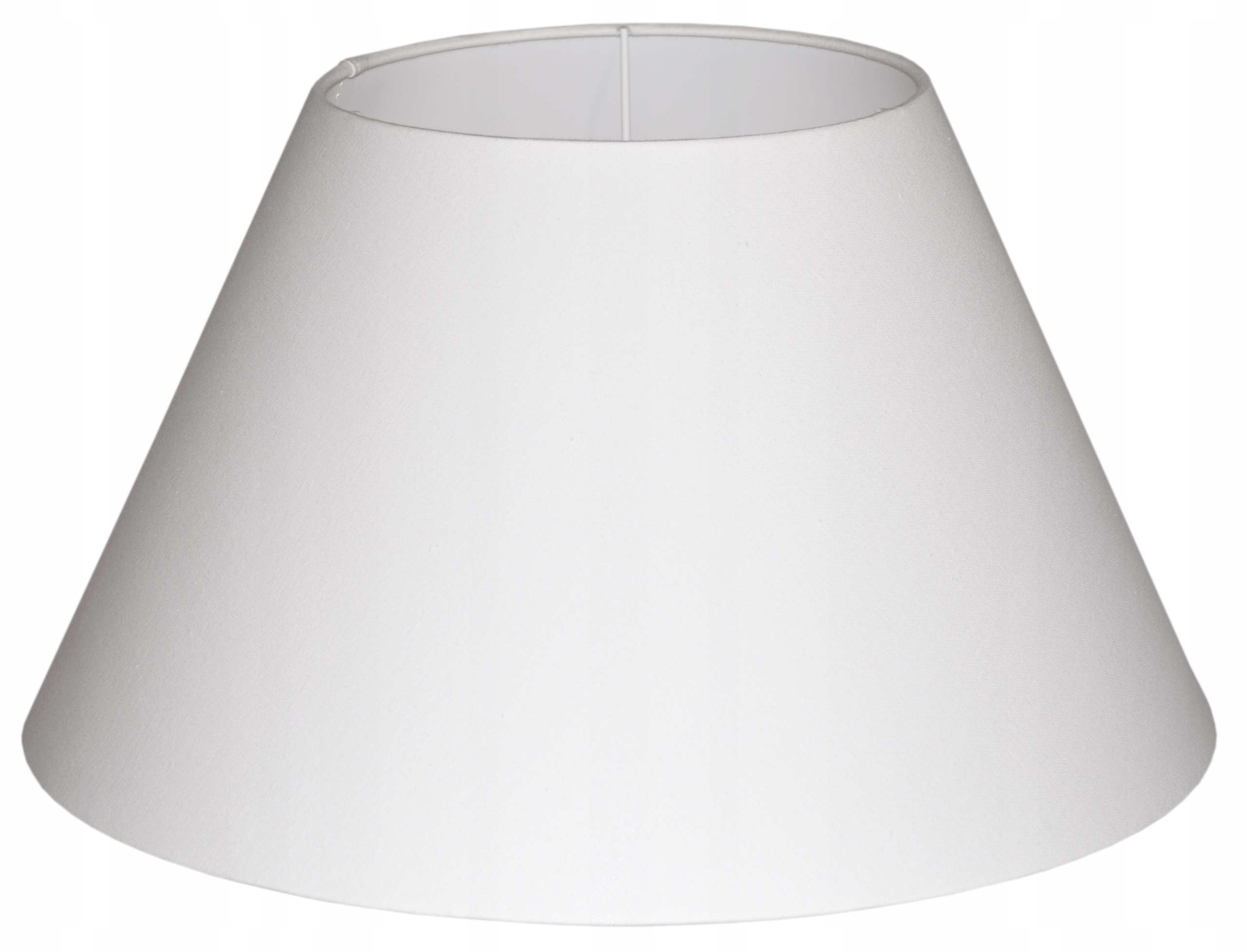 Útulný svietnik s ohybom okrajov, Kužeľ, tienidlo 50 cm E27 Biely Teplý Mirano
