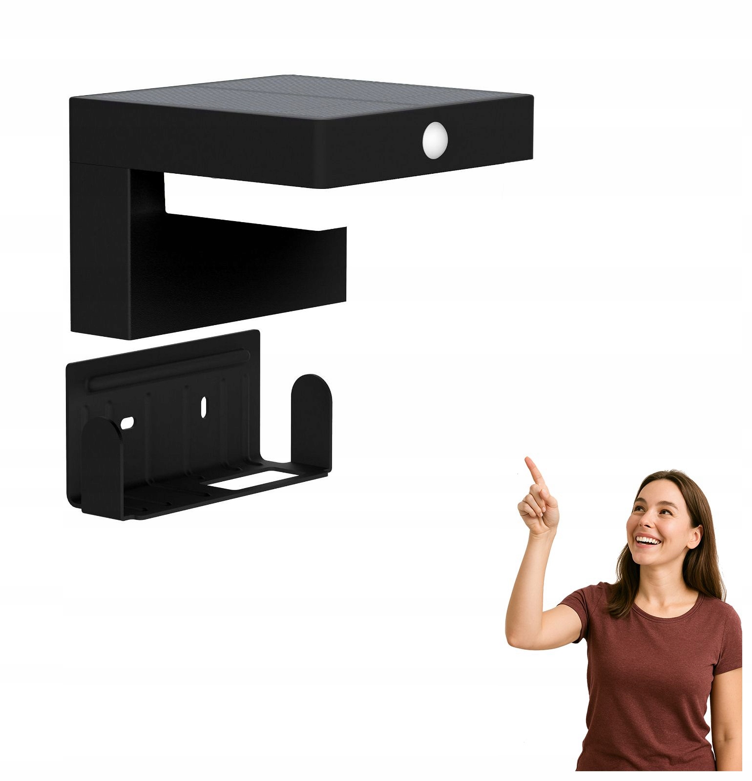 Solární Led venkovní nástěnné svítidlo 4,5W s čidlem Grid WT33811 Zuma Line