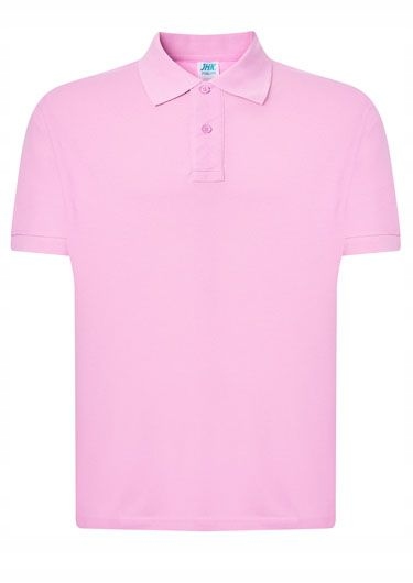 

Koszulka Polo męska polówka Jhk 210g różowa Pk M