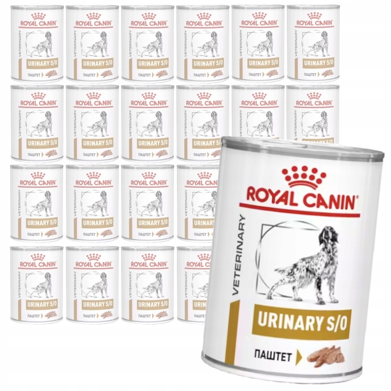 Levně Royal Canin Veterinary Urinary S/o Loaf 24x410g Vlhké Krmivo Paštika pro psa