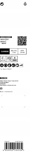 Brzeszczot pił szablastych S 1022 EHM 200 mm BOSCH Marka Bosch