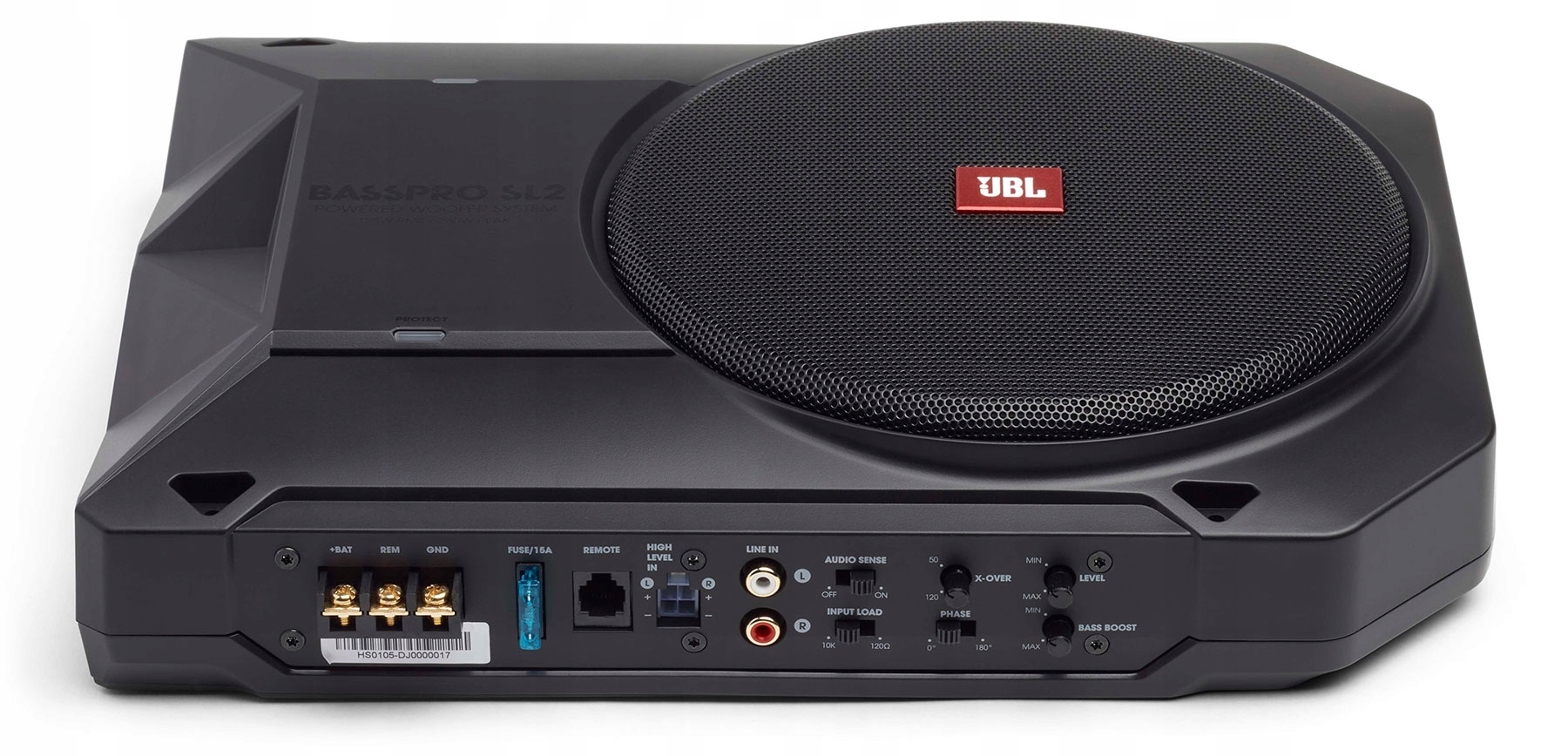 JBL BASSPRO SL2 SUBWOOFER Z PILOTEM DO AUTA 250W Model BASSPRO SL2