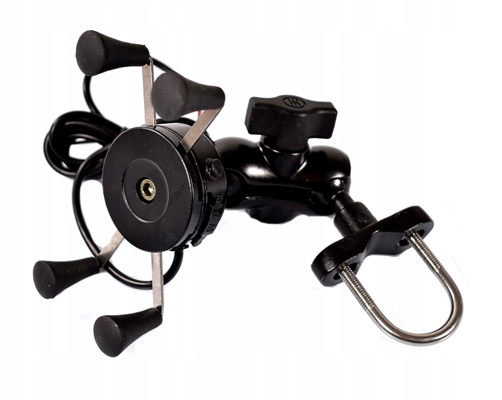 КРОНШТЕЙН ДЛЯ GPS ТЕЛЕФОННОЕ КРЕПЛЕНИЕ ЗАРЯДНОЕ УСТРОЙСТВО МОТОЦИКЛ