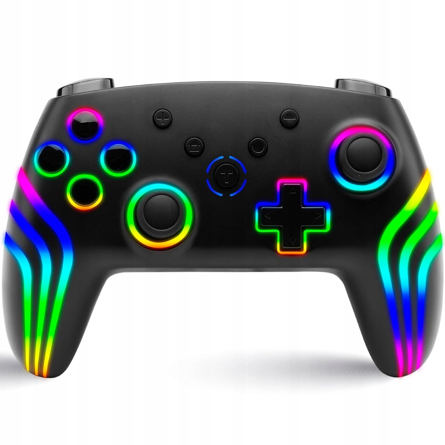 Kontroler Bezprzewodowy Do Ps Pc Ios Bluetooth Rgb Z Turbo I Wibracją Pad