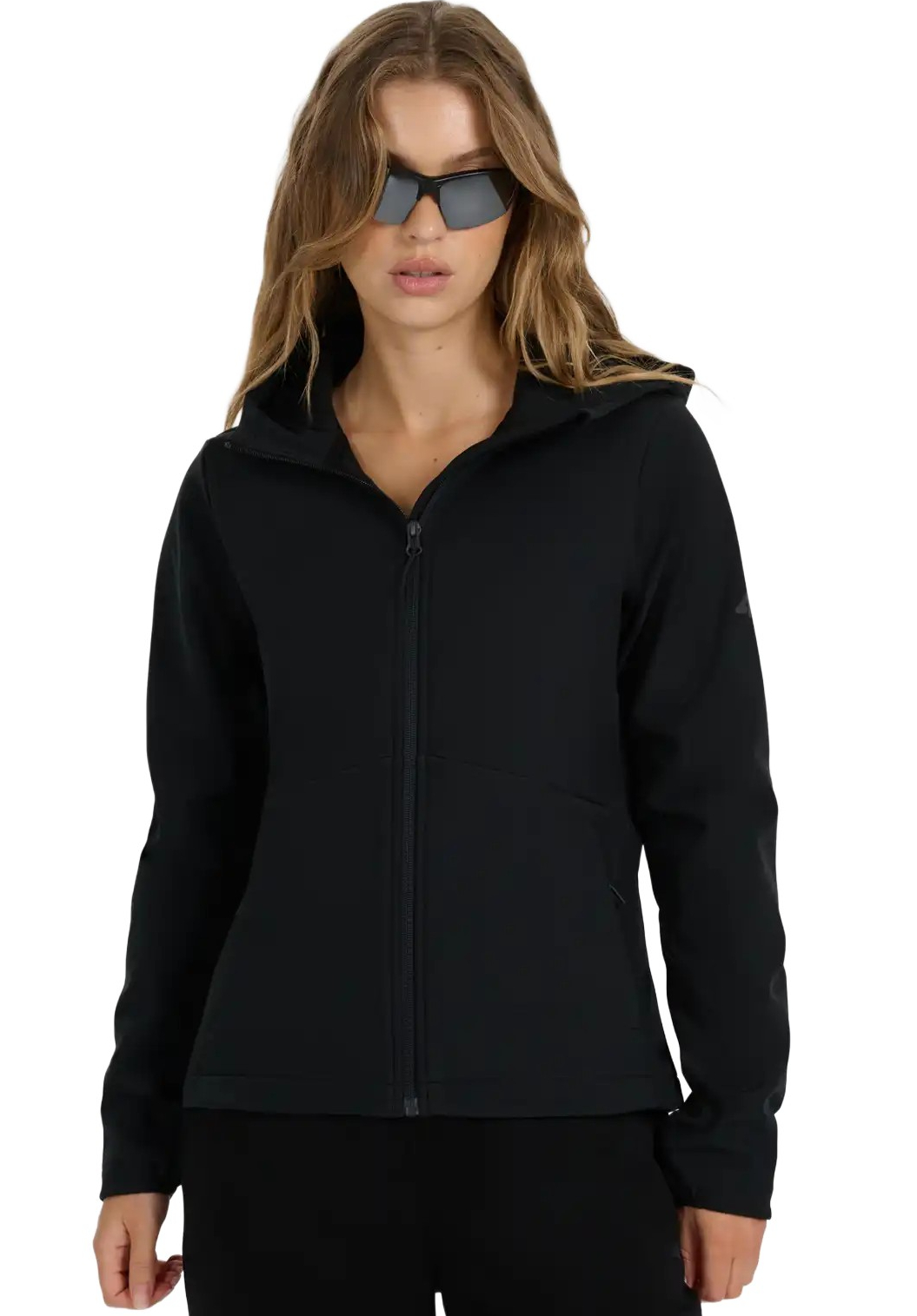 Damska kurtka softshell 4F z membraną F359 20S czarny L