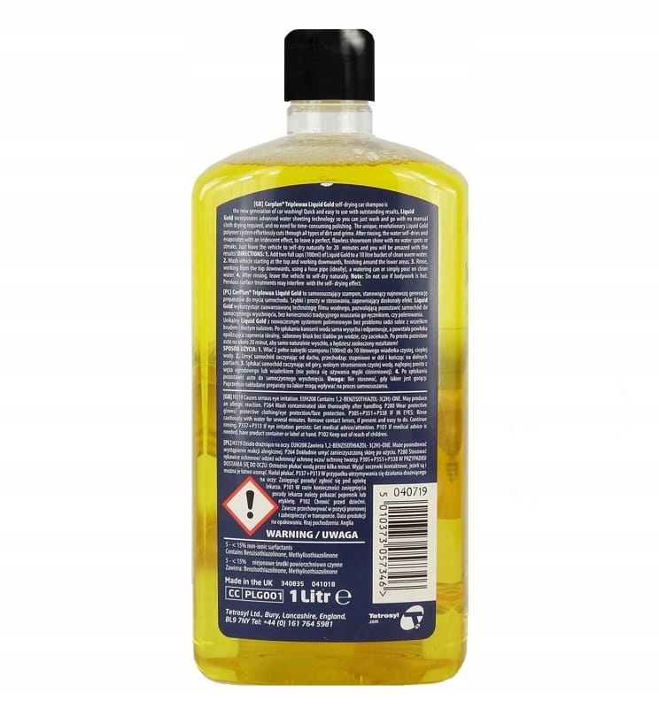 CarPlan Triplewax szampon bez zacieków bez smug 1L EAN (GTIN) 5010373057346