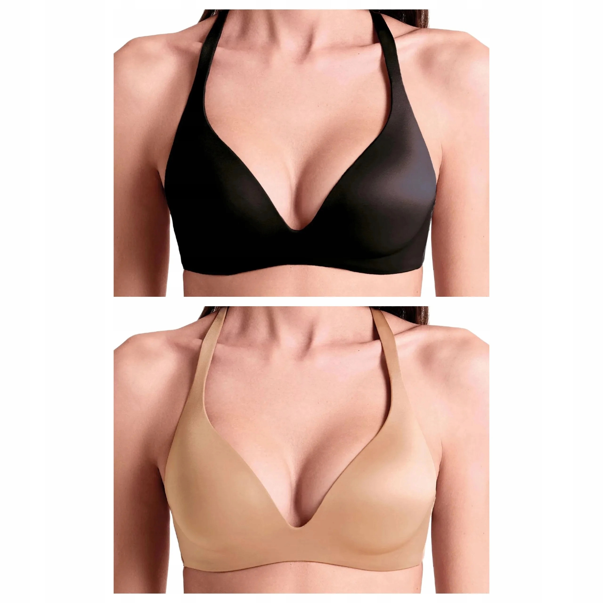2x Podprsenka Lormar Shine zlatá černá 70B