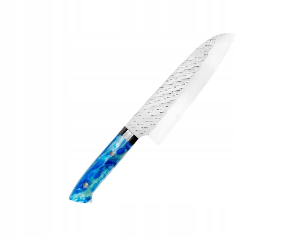 Takeshi Saji Strix Blue Acrylic Nôž Santoku 18 cm Návod