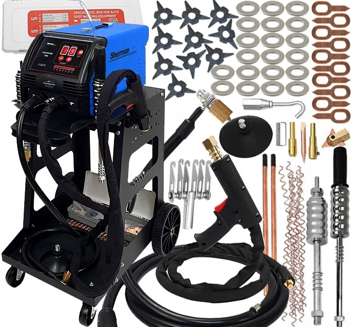 Svařovací Stroj Pro Klempířské Opravy Automobilů Sherman F40 230V 3800A