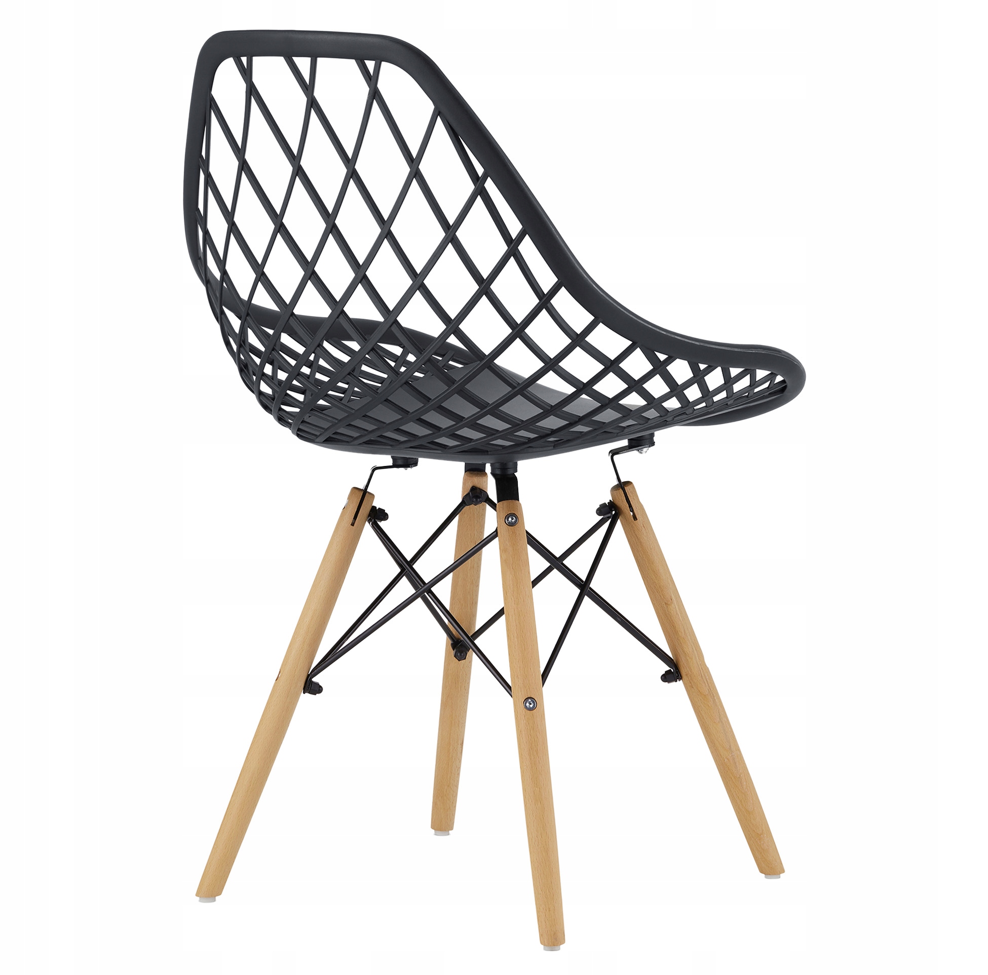 KRZESŁO AŻUROWE do KUCHNI salonu JADALNI Rodzaj nóg Proste