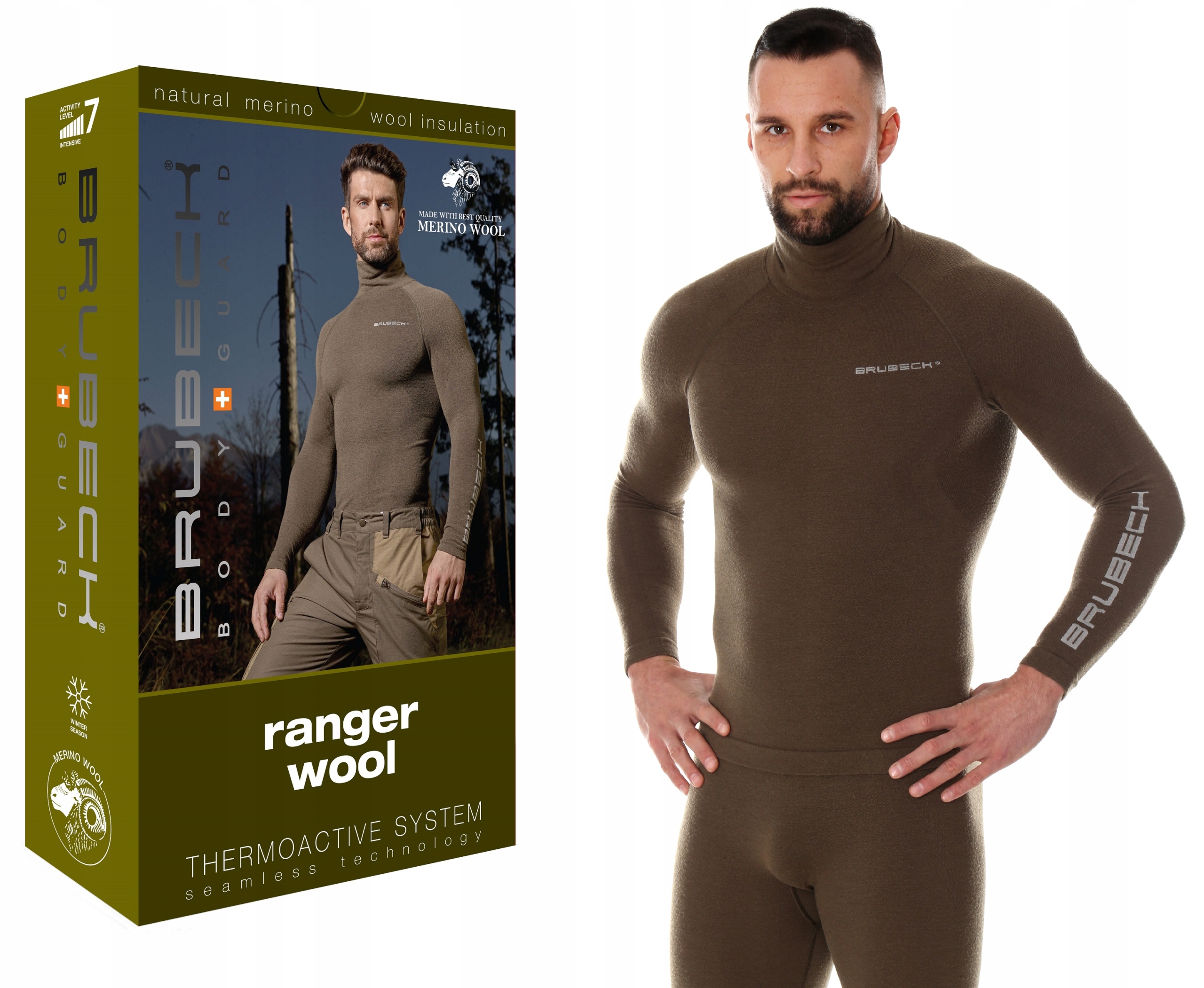 Brubeck Wool Bluza Termoaktywna Do Wspinaczki -2XL