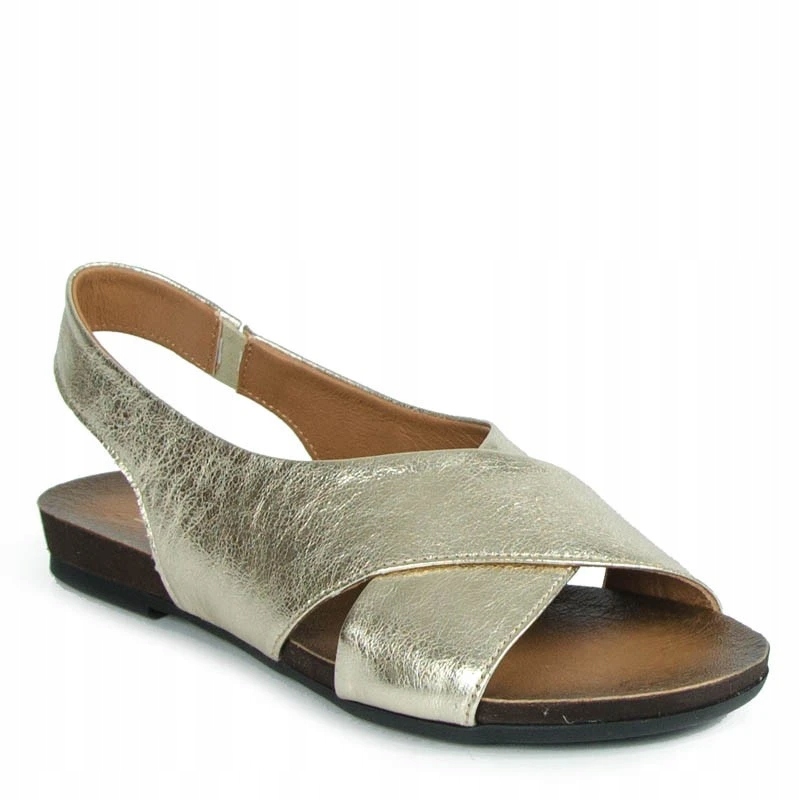 Lemar 40407 Zlaté Kožené Sandály 36