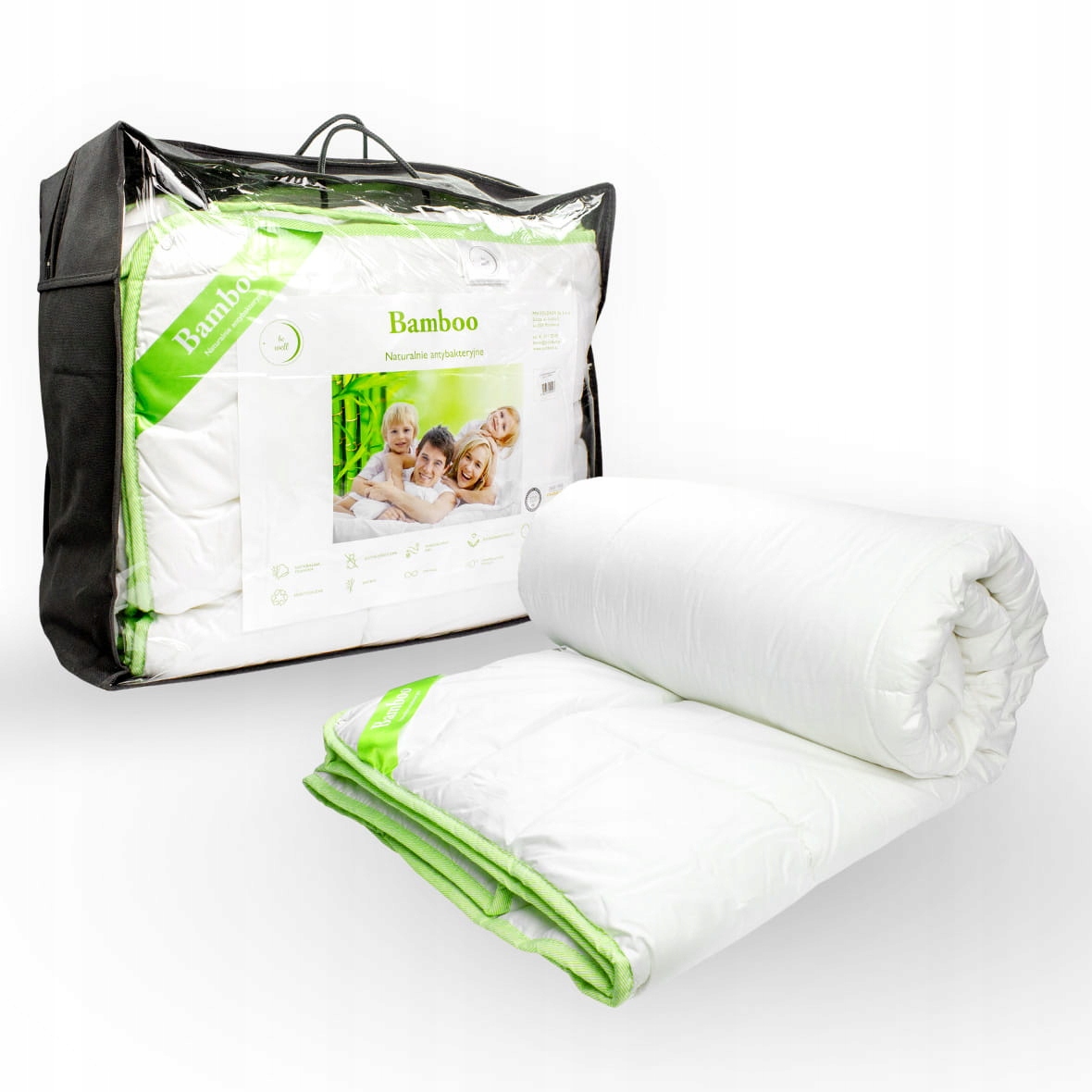 Polska KOŁDRA 4 pory roku Bambus 220X200 POLDAUN Rodzaj antyalergiczna bambusowa