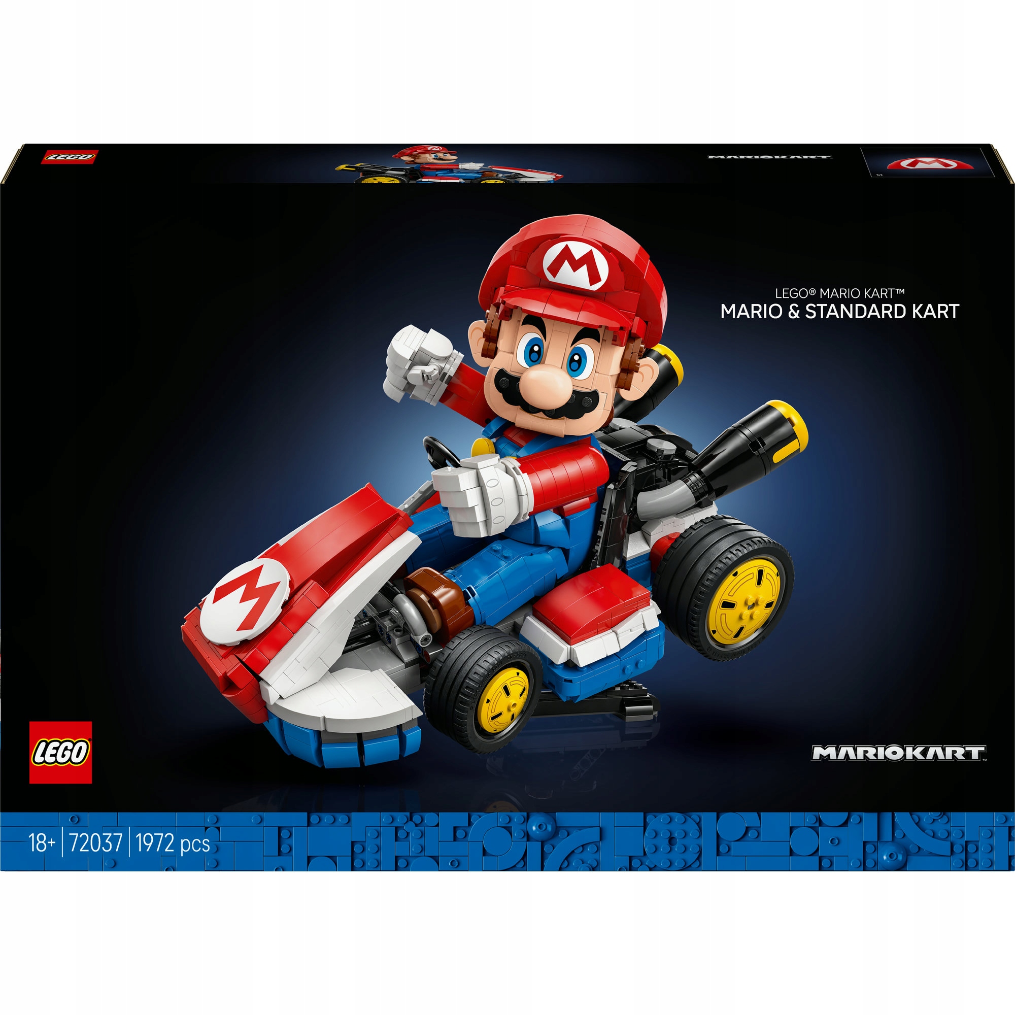 Lego Mario Mario Kart: Mario i Standard Kart 72037