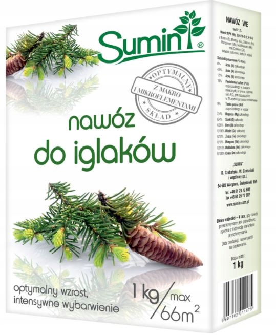 

Nawóz do Iglaków 1kg Sumin