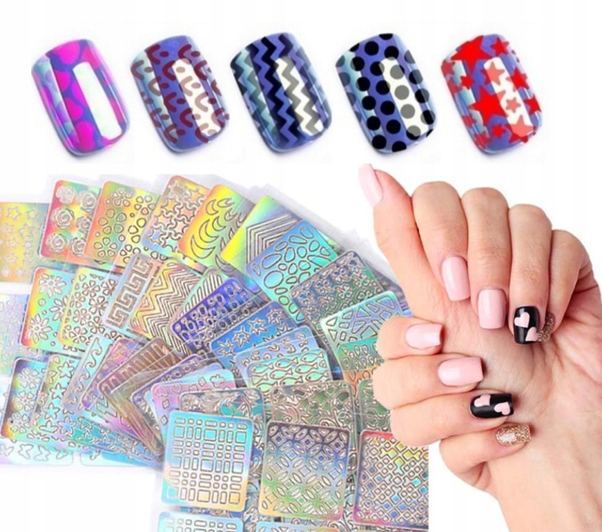 

Szablony Do Malowania Wzorów Na Paznokciach 10 Szt