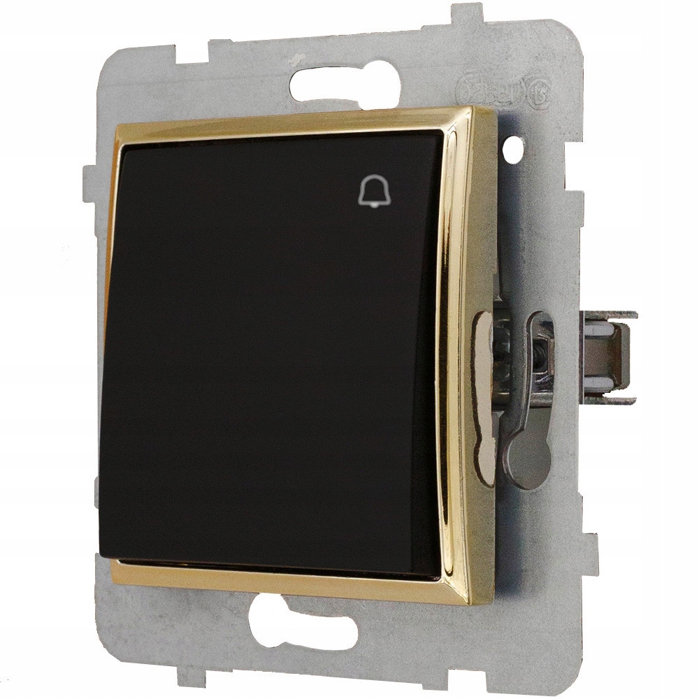 

Moduł Czarny Złoty Bez Ramki Włącznik Dzwonkowy