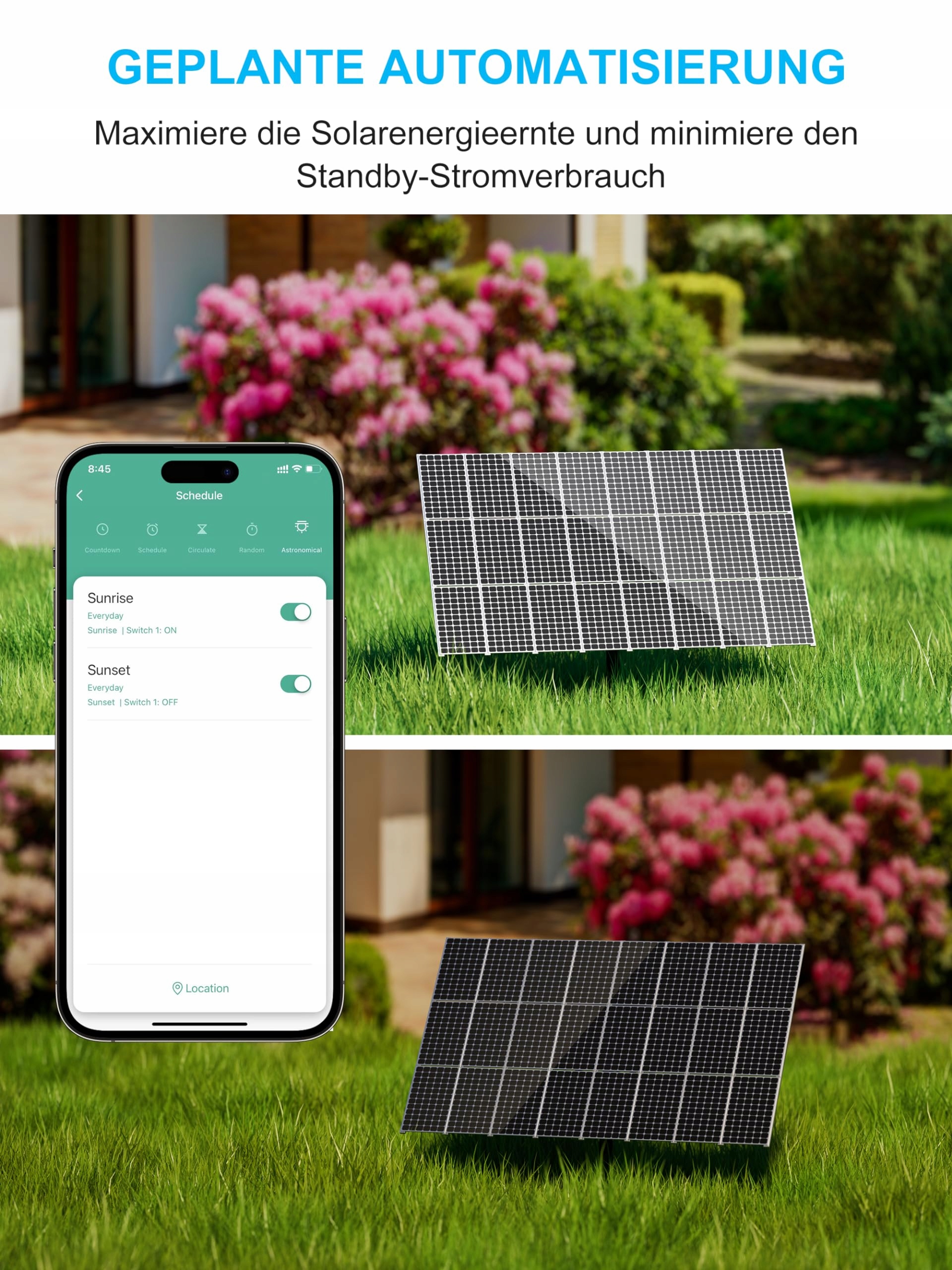 EIGHTREE Inteligentne Gniazdko WLAN z Pomiarem Energii do Balkonkraftwerk — miniatura 5