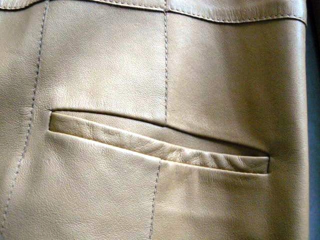 YUPPIE kurtka skóra naturalna PŁASZCZ 22 48 50 beż Rodzaj inny