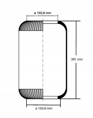 MEMBRANA GUMA MIECH SETRA MERCEDES 661N Numer katalogowy części 258410147410
