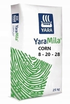 Yara podzimní hnojivo YaraMila Corn podzim Nízkodusíkový granulát 25 kg npk XXL