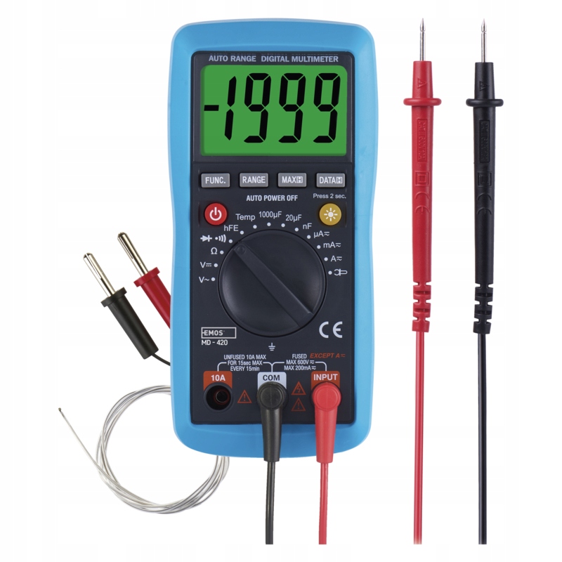 

Miernik multimetr Emos MD-420 detektor LCD sonda
