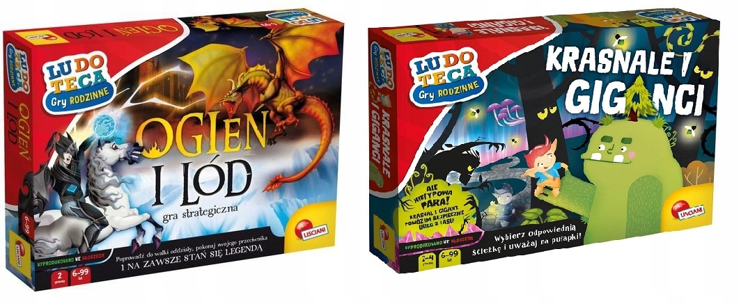 Lisciani Ludoteca Ogień i Lód Krasnale i Giganci