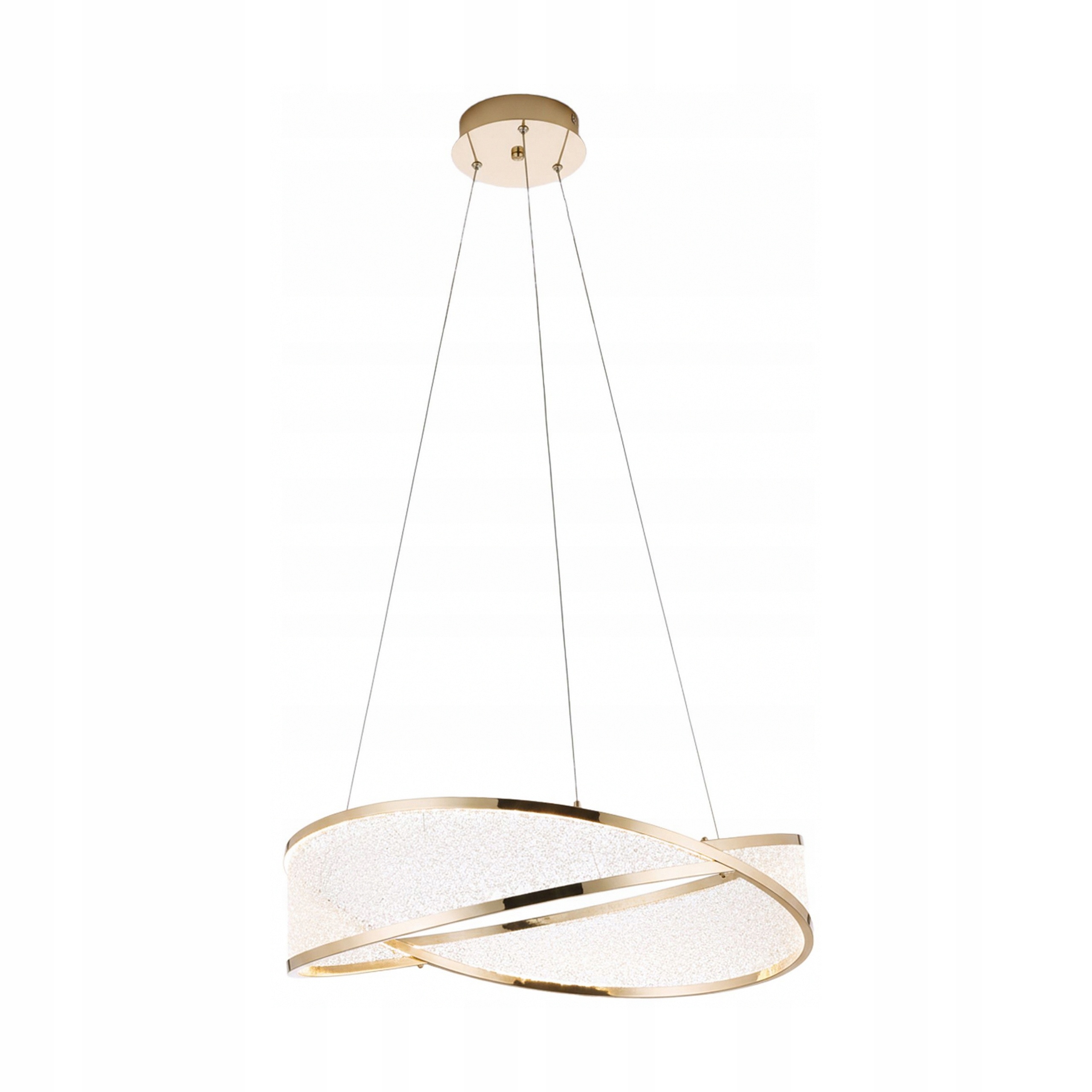 Závěsná stropní lampa Lustr 50 cm Kroužky Ring 62 W