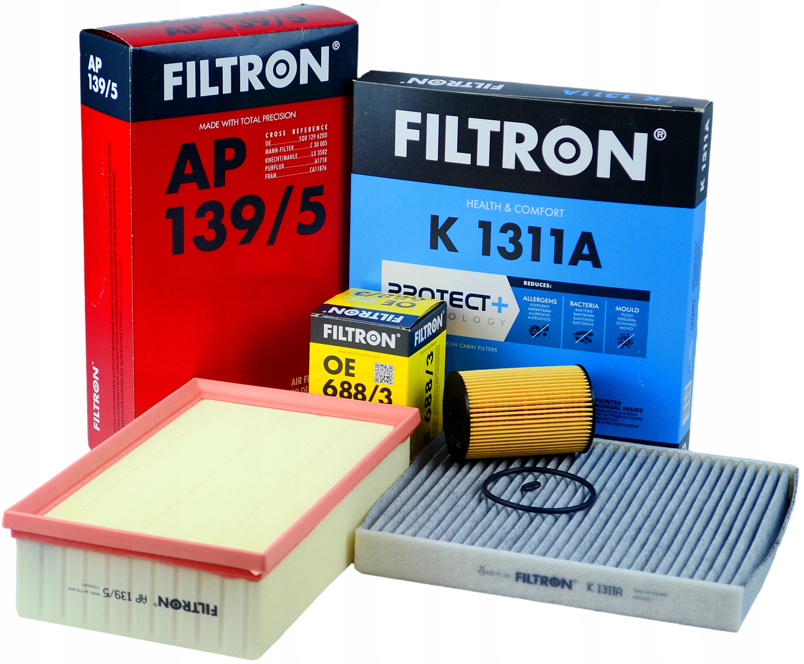 

Filtron Komplet Filtrów Vw Golf 7 VII 1.6 2.0 Tdi