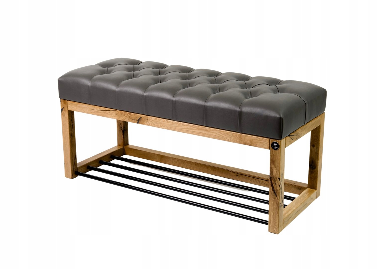 180 Ławka Do Przedpokoju Wiatrołap Dąb Loft LPP-4 Głębokość mebla 35 cm