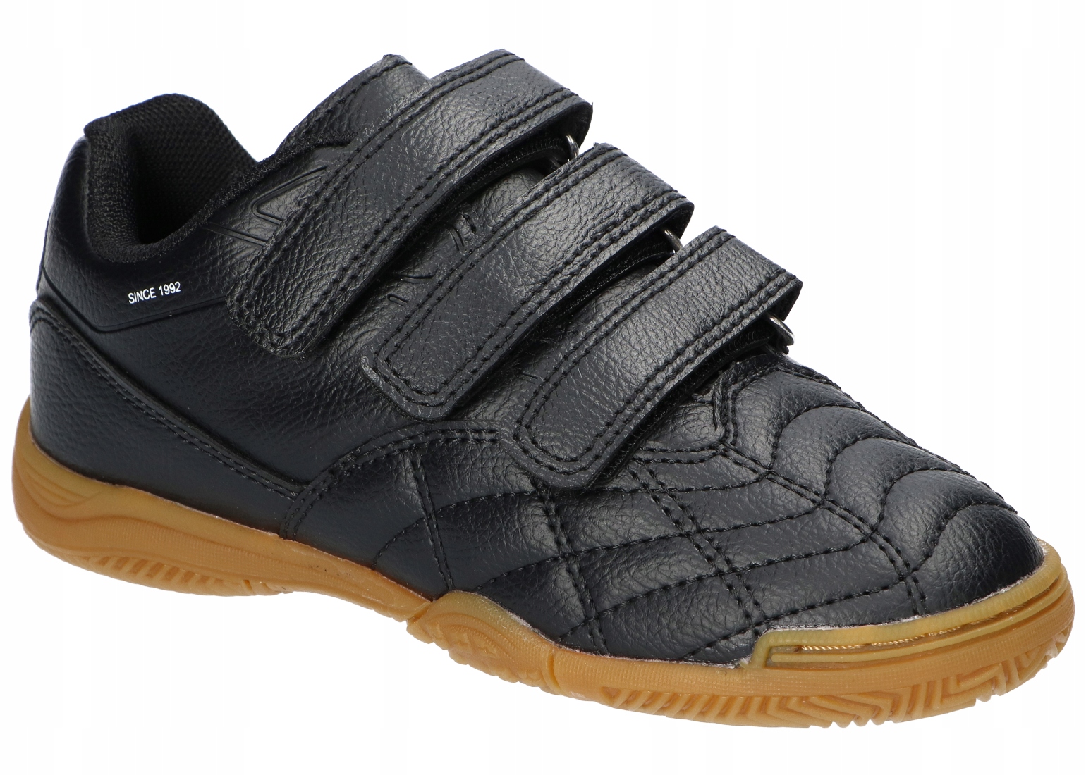 American Club FH99 Buty Sportowe Piłkarskie Halówki Na Rzepy Czarne 37