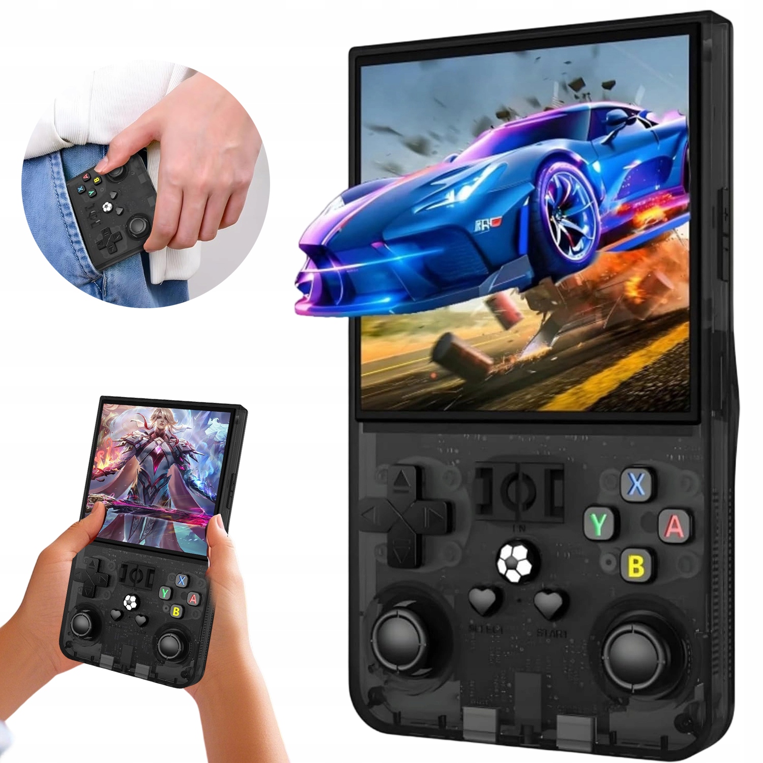 R36MAX Retro Konsola Do Gier 18000 Wybranych Klasycznych niemiecki/polski