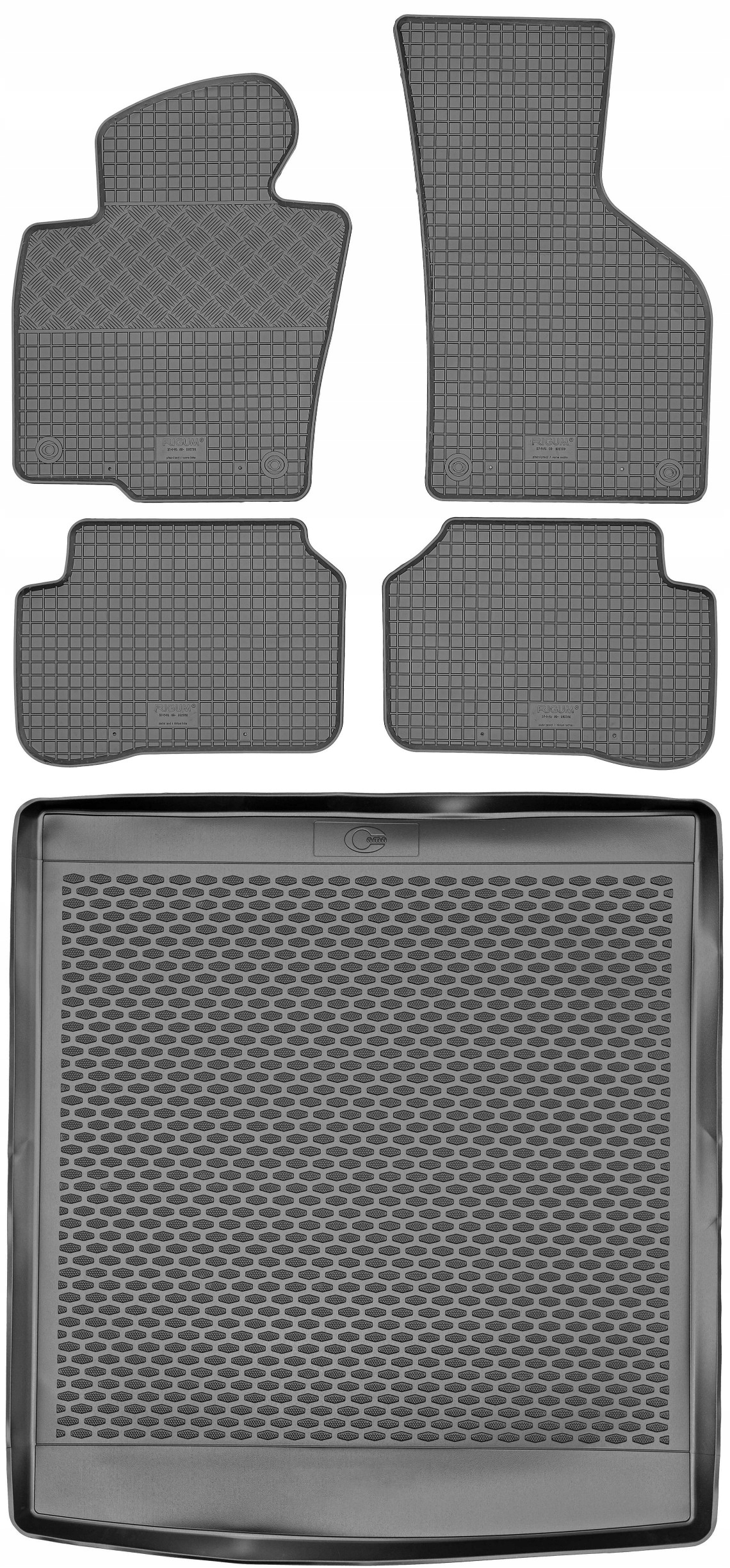 Vw Passat B6 Kombi 2005-2011 Sada Gumové rohože rohož batožinového priestoru