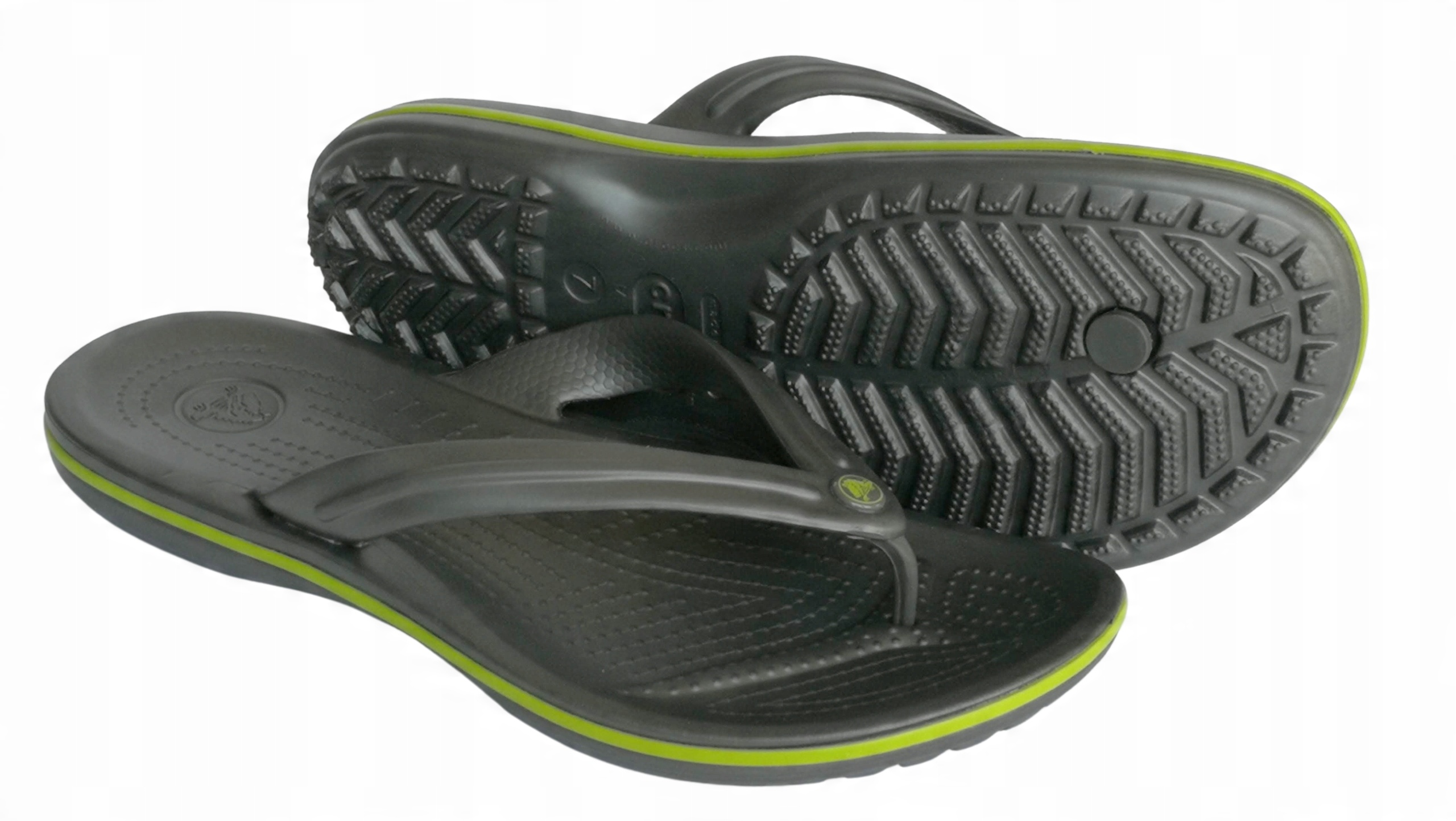 

Japonki Crocs Crocband Graphite Lemon 46/47 M12