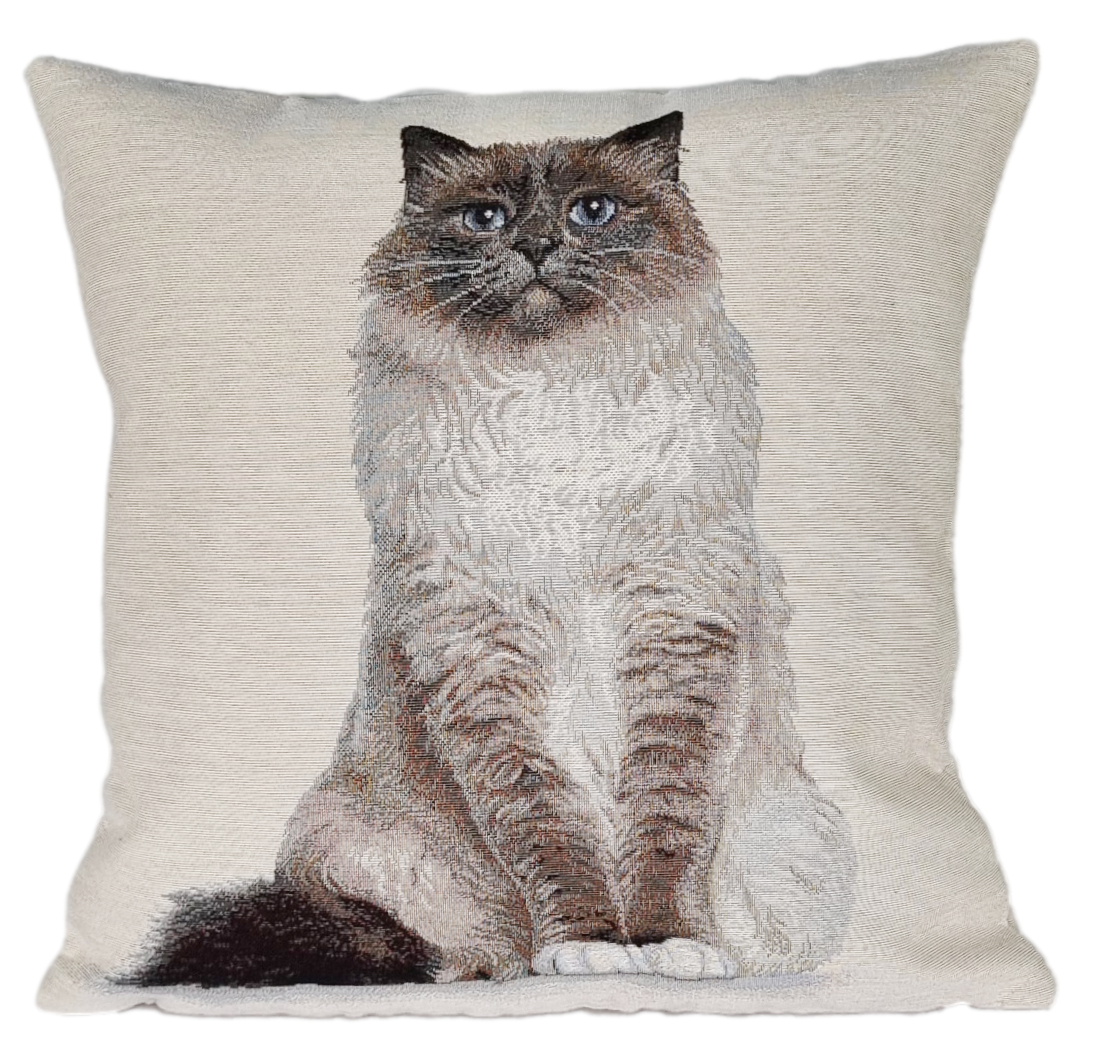 

Poszewka Gobelinowa 45X45 Kot Ragdoll Kotek Koty