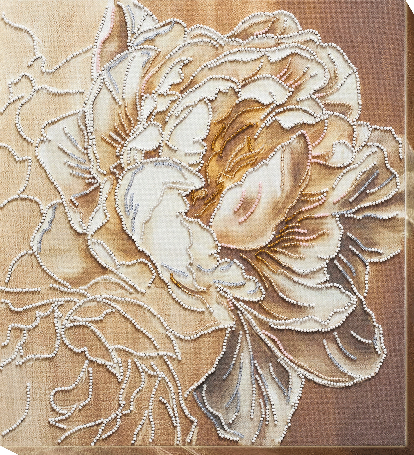 Sada na vyšívání korálků "Pivoňka" Diy sada korálků