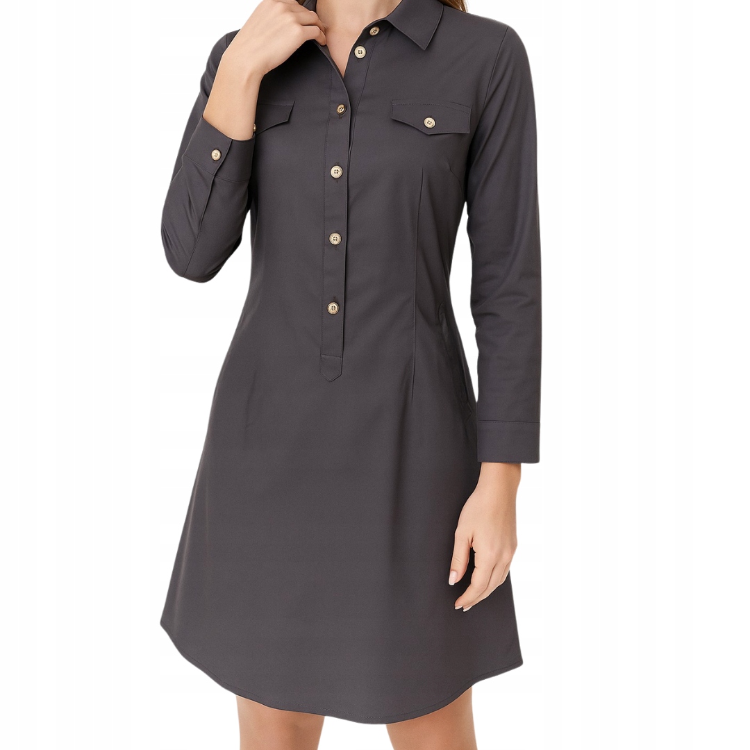 Tmavě modré košilové Šaty , velikost 38