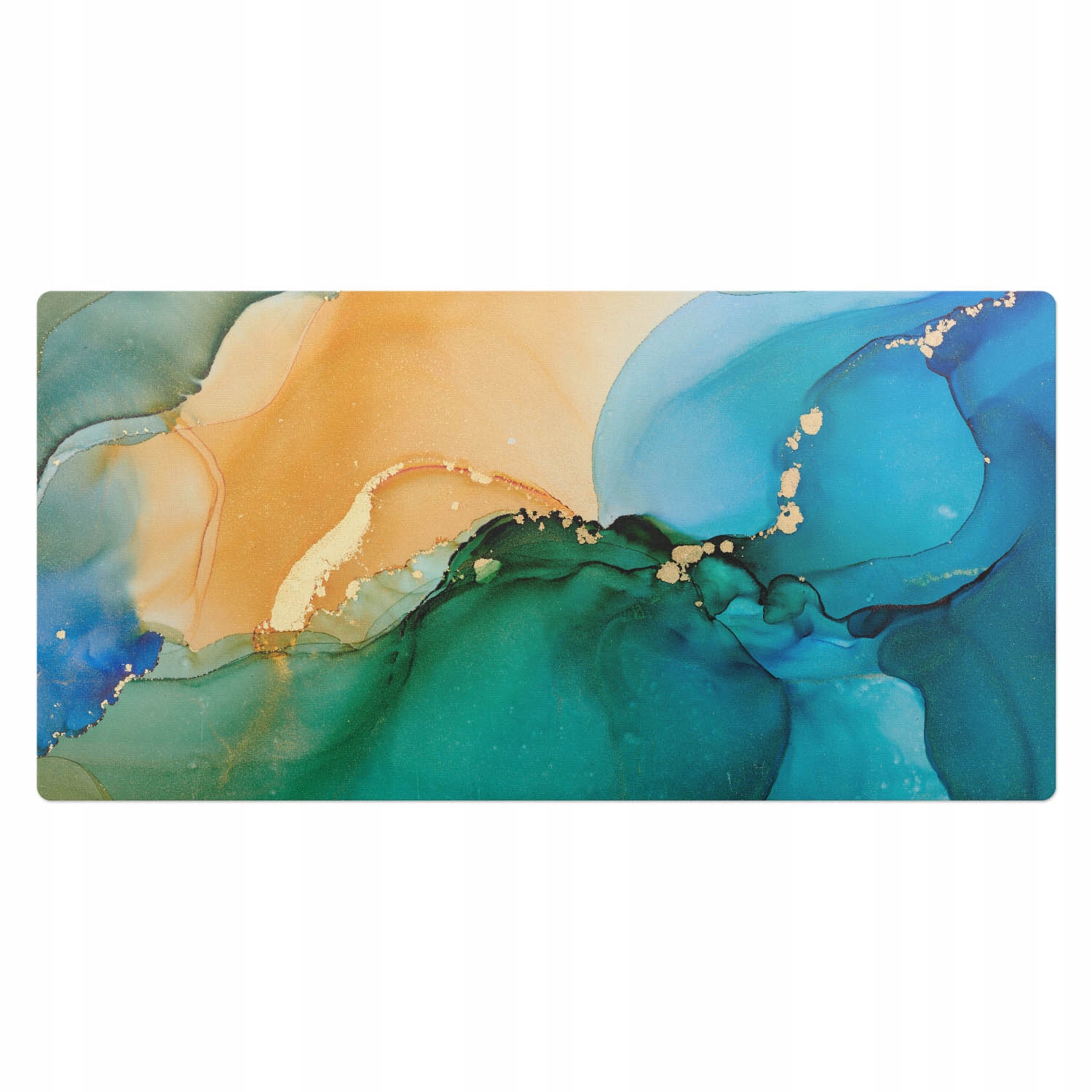 Vinylová ochranná podložka s moderním vzorem Abstraktní vzor vln 100 x 50 cm