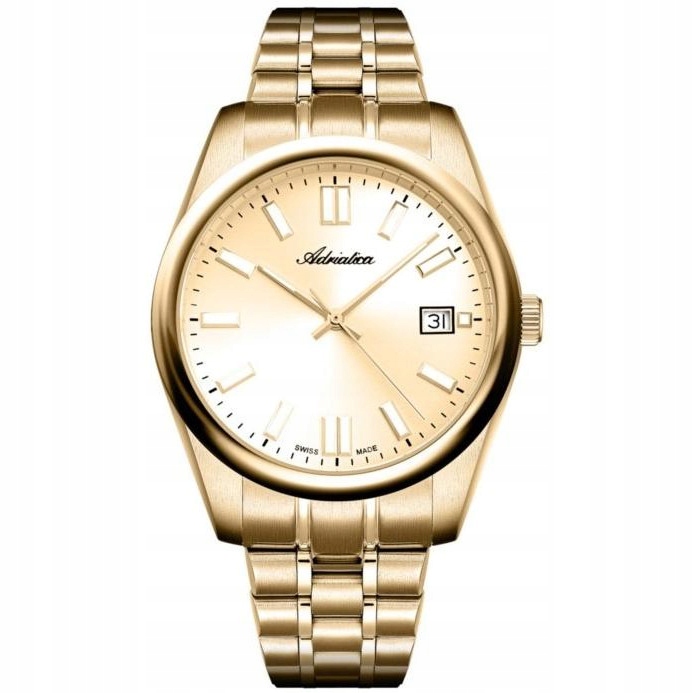 Pánské Hodinky Adriatica A1298.1111Q zlaté