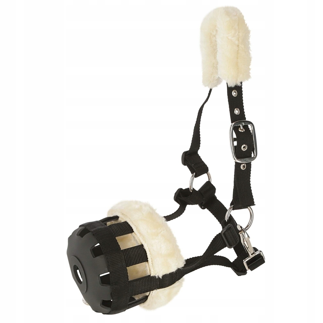 Náhubek pro koně Teddy Fleece černý Covalliero Full