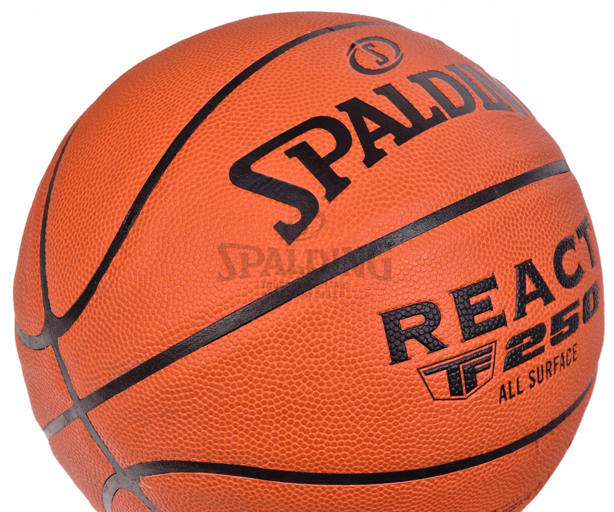 SPALDING TF250 5 PIŁKA DO KOSZYKÓWKI SKÓRA IN/OUT Model TF-250 React r. 5