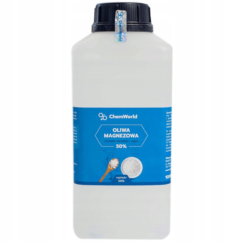 

Oliwa magnezowa olejek chlorek magnezu 50% 1L