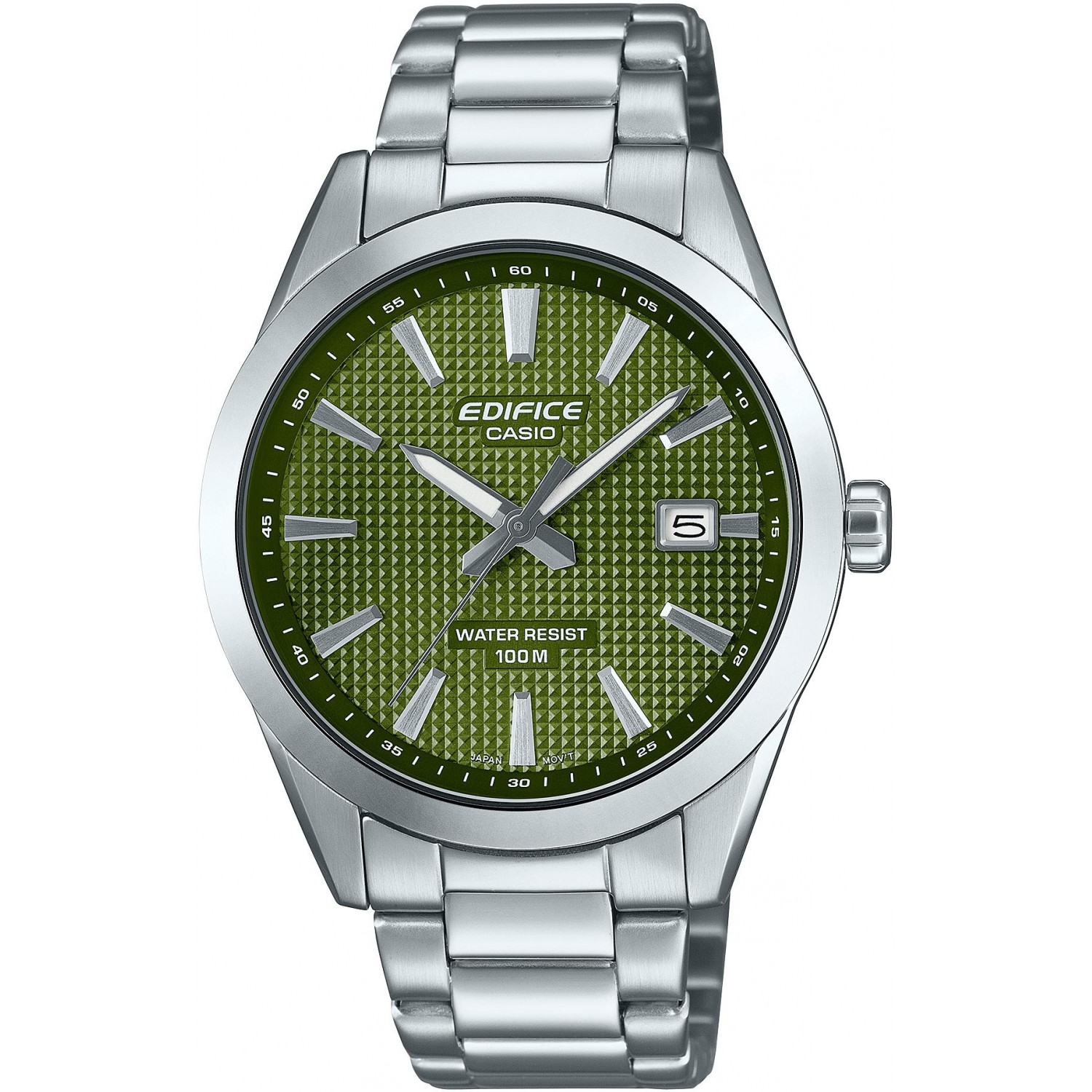 Casio Edifice EFV-160D-3AVEF 100m Stříbrný