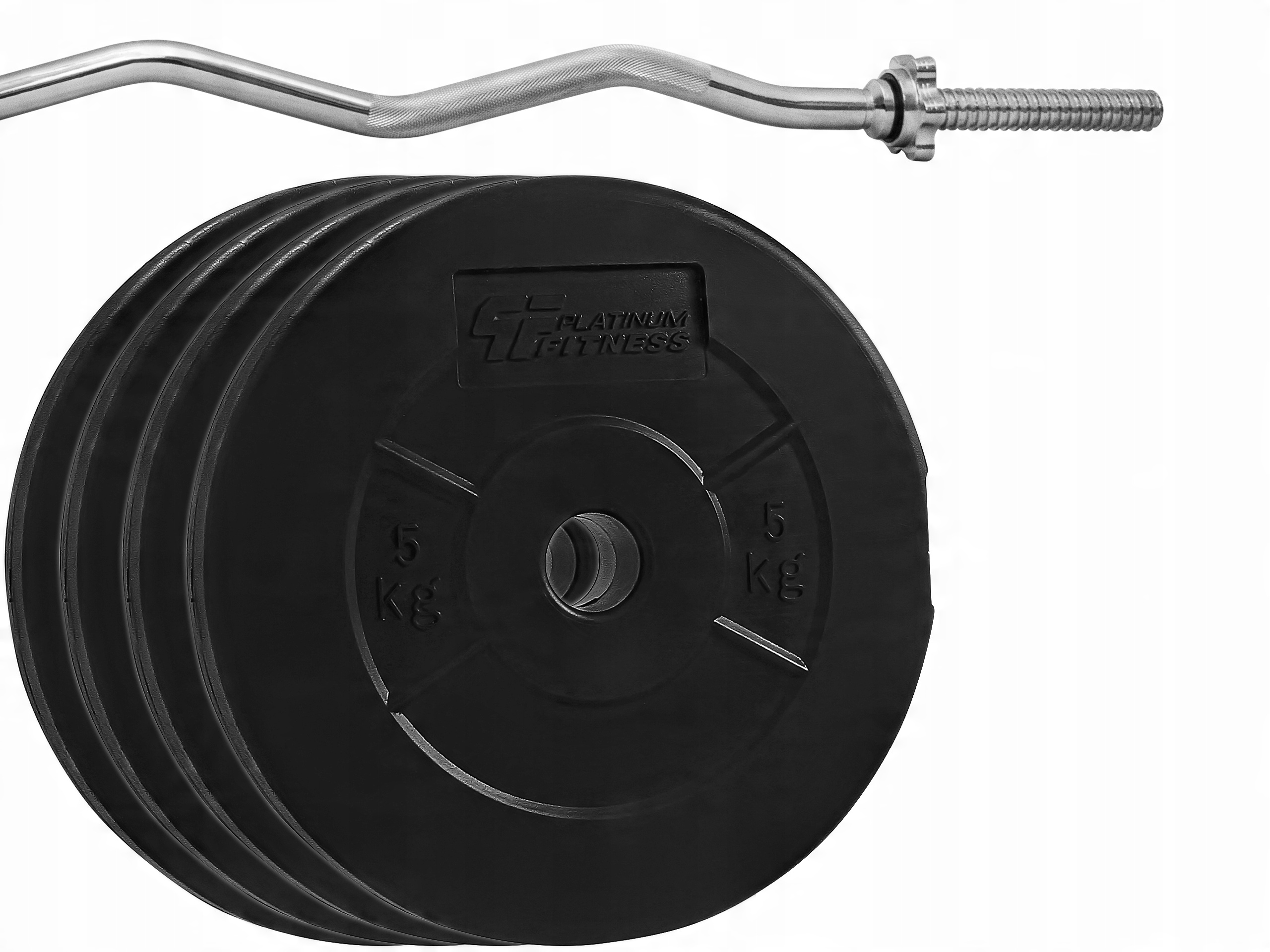 

Zestaw Obciążenie 26kg (4X5KG) Gryf Łamany