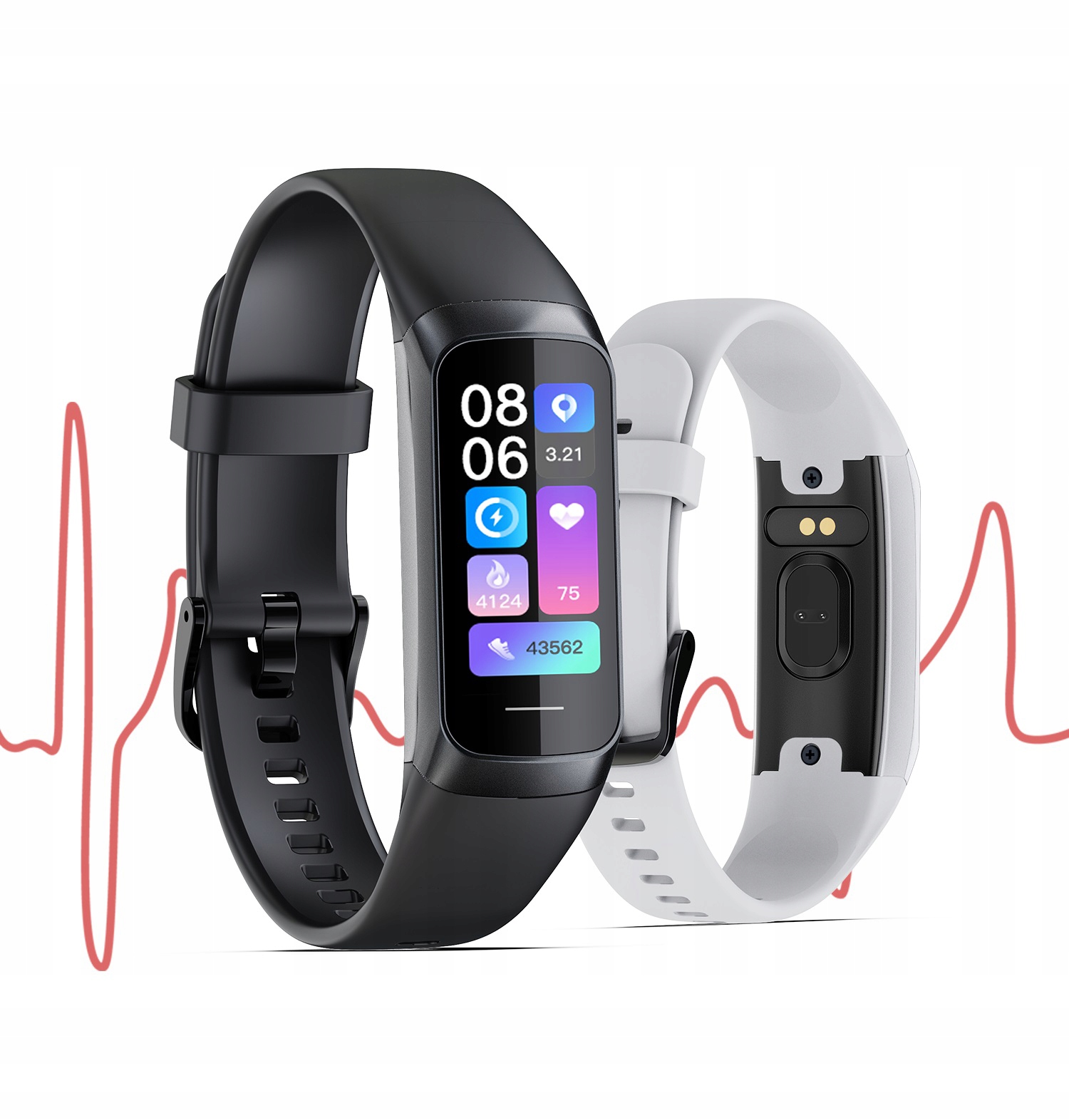 SMARTWATCH SMARTBAND AMOLED PRO ZEGAREK DAMSKI SPORT ELEGANCKI FIOLETOWY Model inny