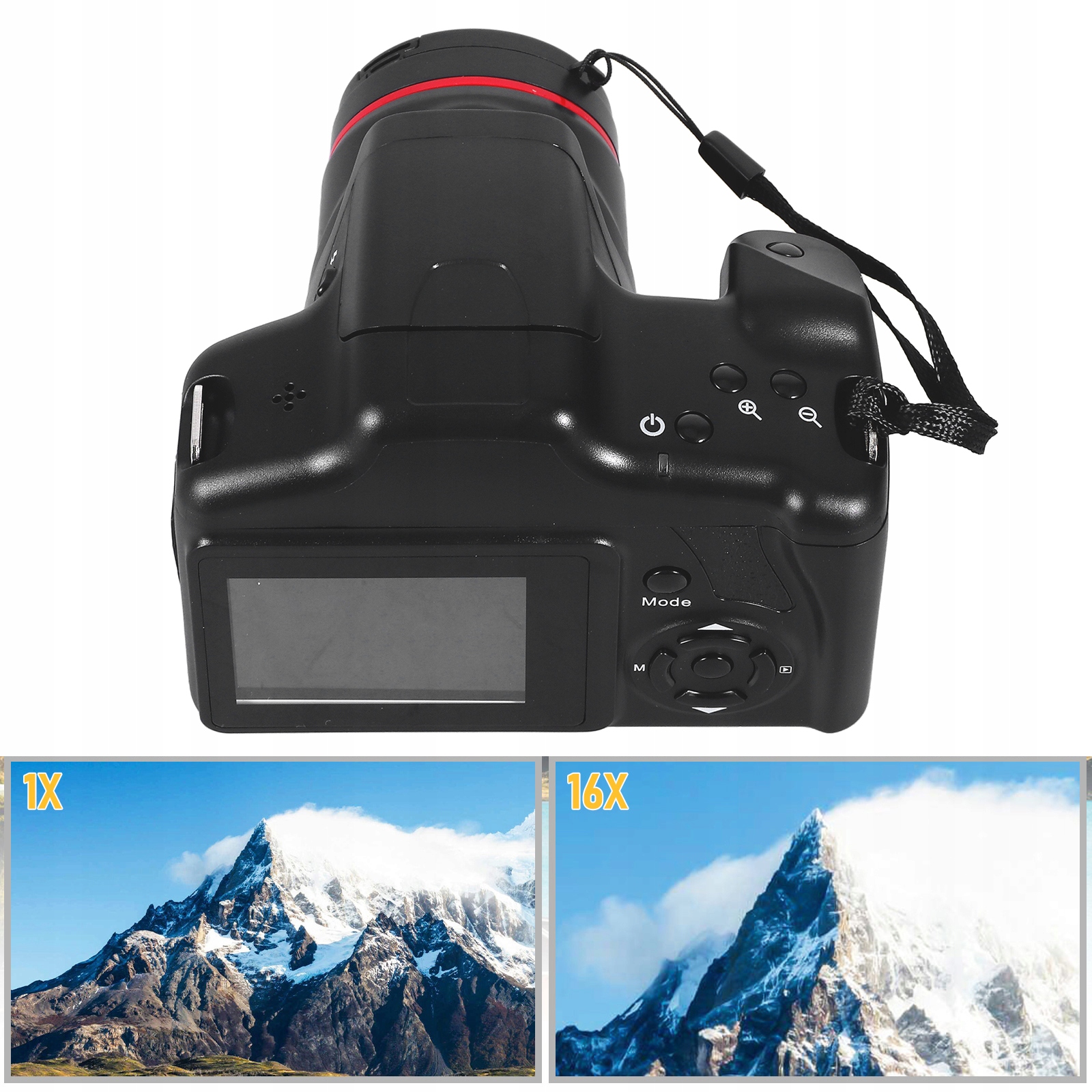 Profesjonalny Aparat Cyfrowy 4K 16MP 16X Zoom Standard